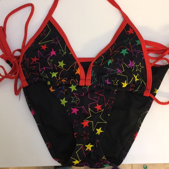 black star bathing suit